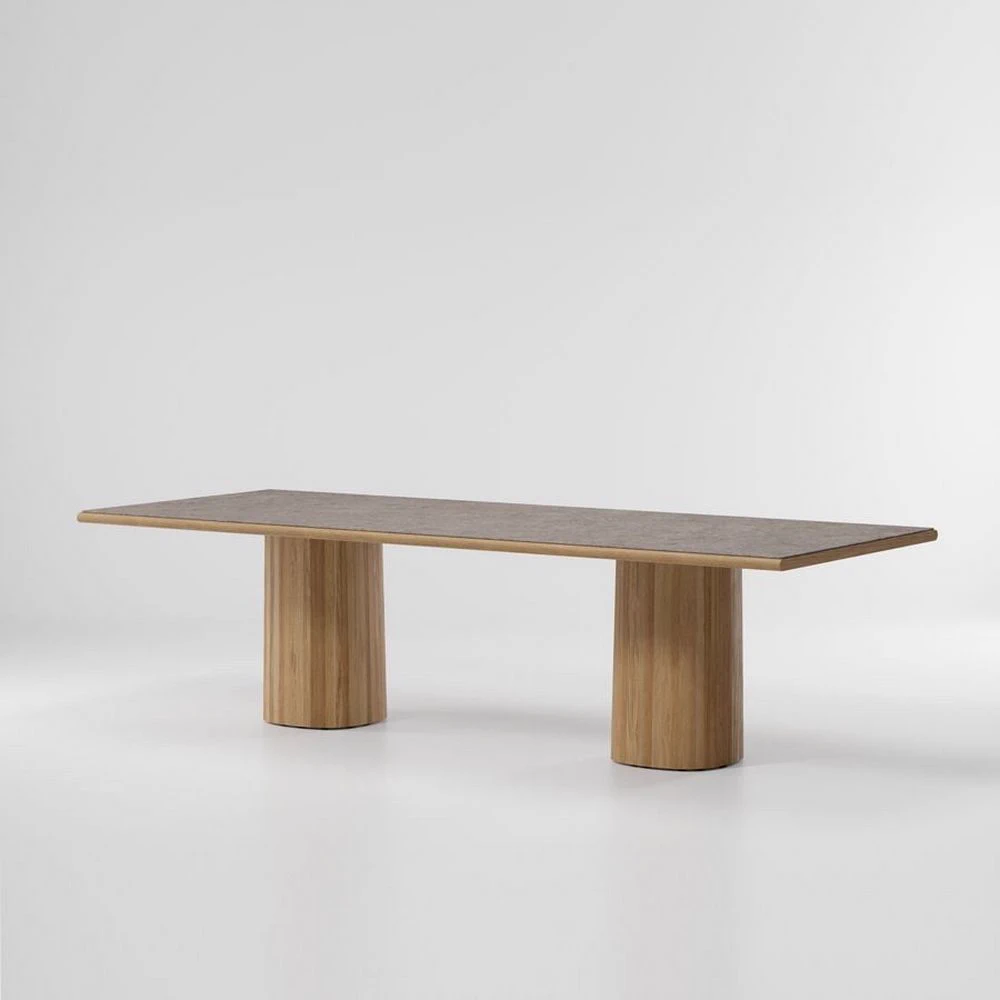 Стол Giro Dining table 220x108 — Kettal, керамика
