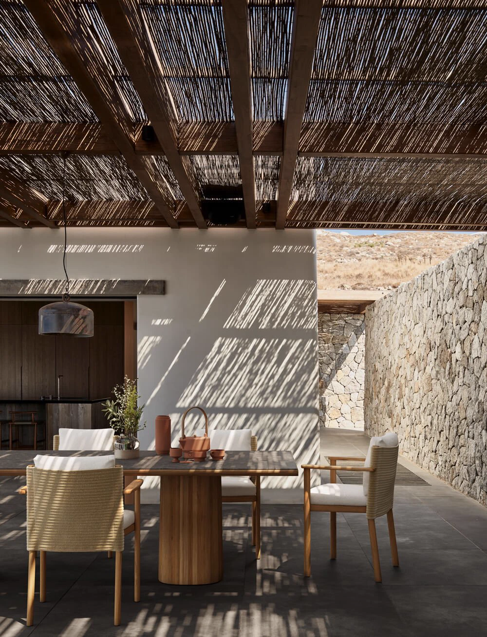 Стол Giro Dining table 290x108 — Kettal, керамика, фото 2