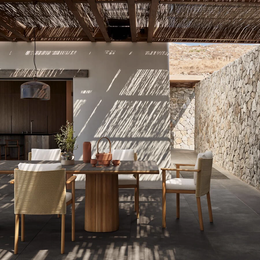 Стол Giro Dining table 290x108 — Kettal, керамика, фото 5