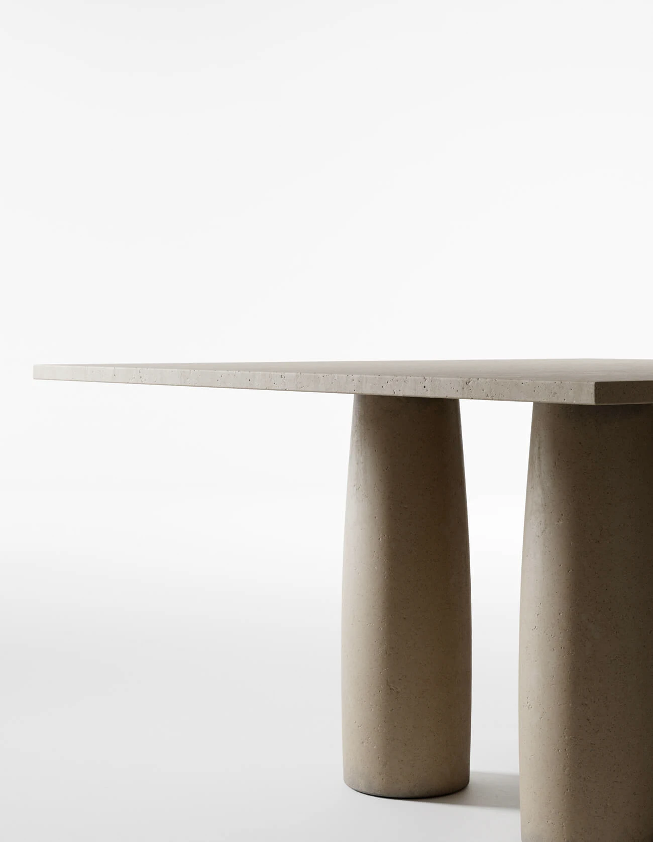 Современный дизайн Стол Il Colonnato Minera stone dining table 140 x 140 / 8 Guest — Kettal, мрамор, фото 5