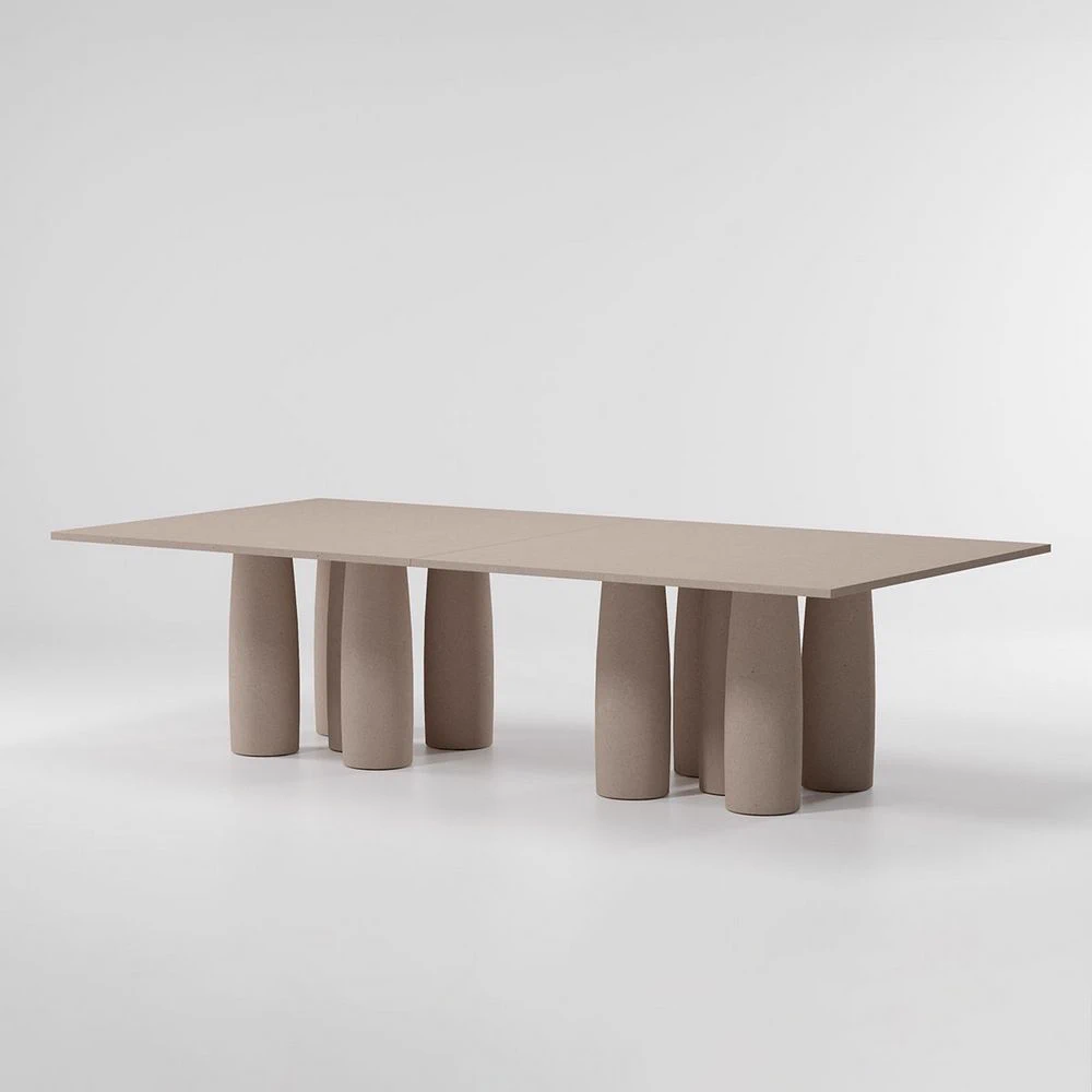 Стол Il Colonnato Minera stone dining table 280 x 140 / 12 Guest — Kettal, камень