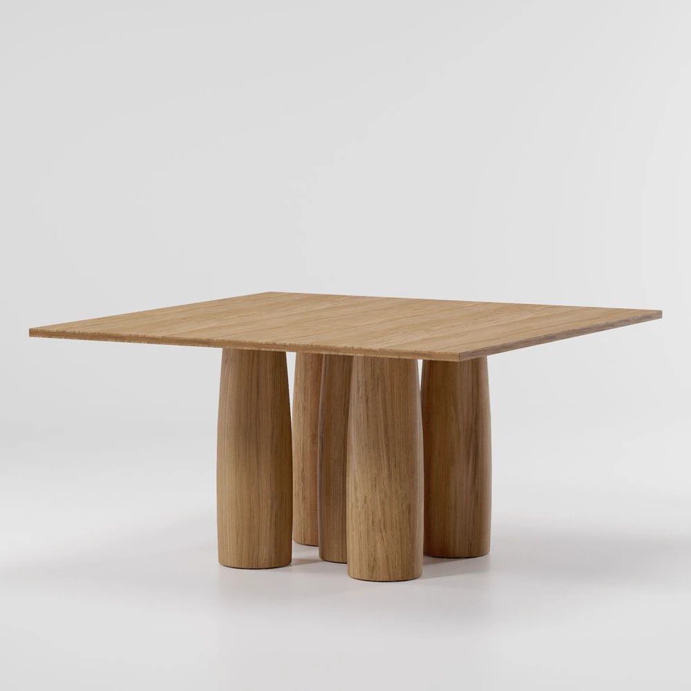 Стол Il Colonnato Teak dining table 140x140 / 8 Guest — Kettal