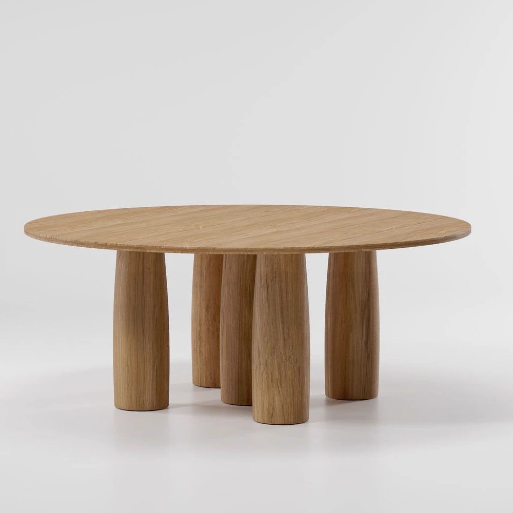 Стол Il Colonnato Teak Dining table ø165 / 8 Guest — Kettal