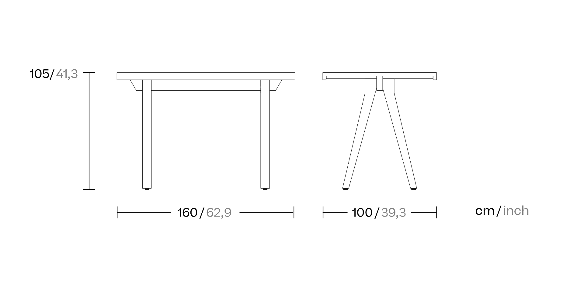 Современный дизайн Стол Maia High Table 160 Teak Legs — Kettal, фото 3