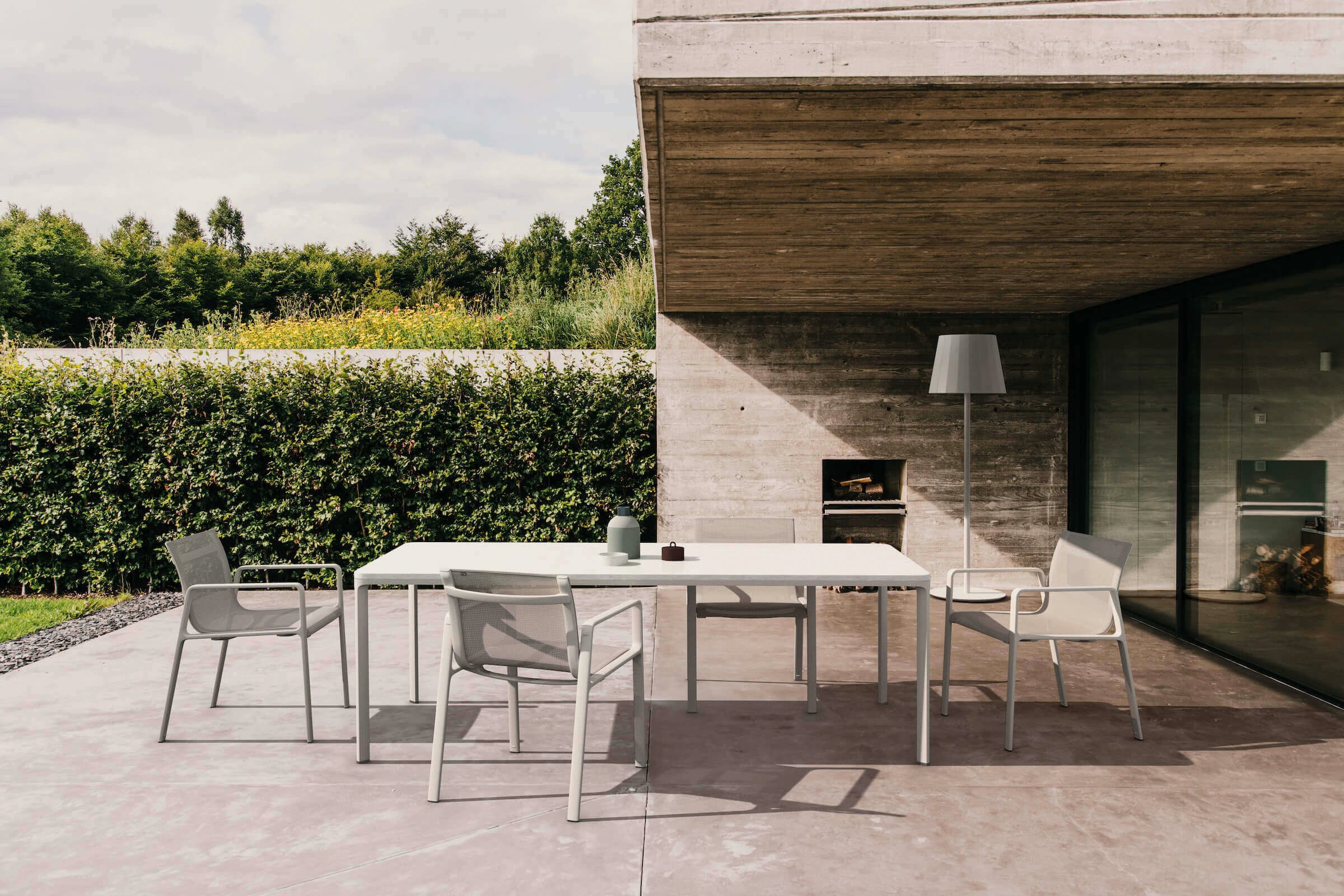 Современный дизайн Стол Park Life Low Dining Table 220 x 94 8 Guests — Kettal, мрамор, фото 6