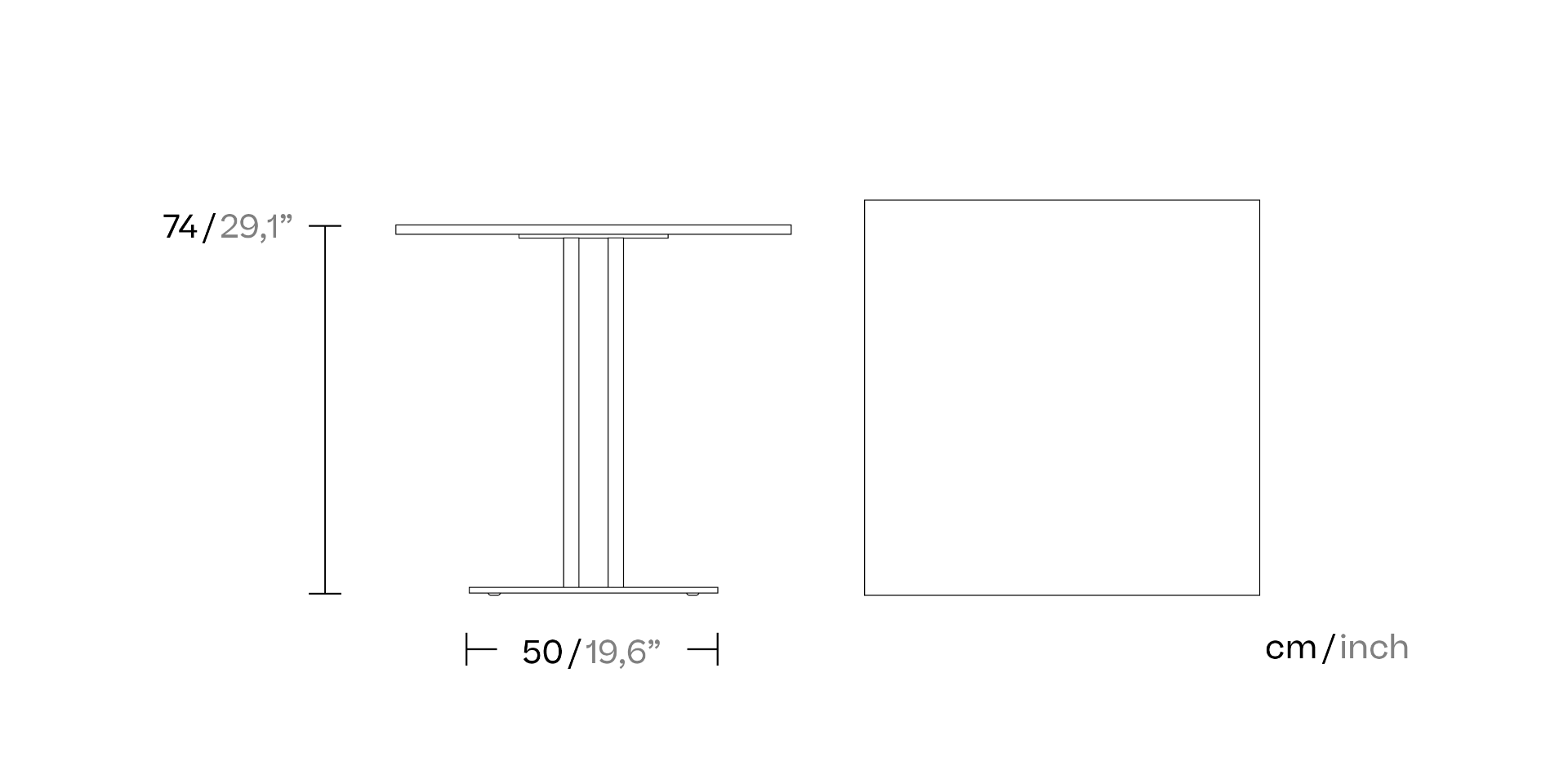 Стол Ringer Dining table Square base — Kettal, фото 5