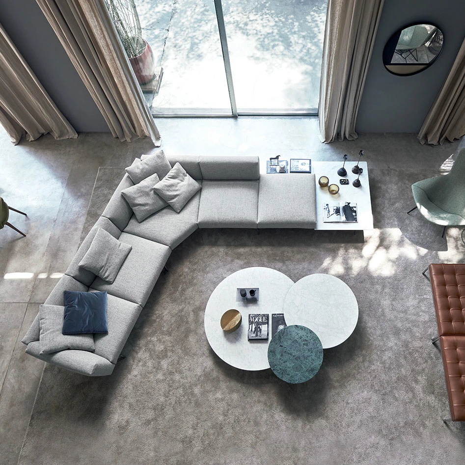 Диван Avio Sofa System — Knoll, кожа