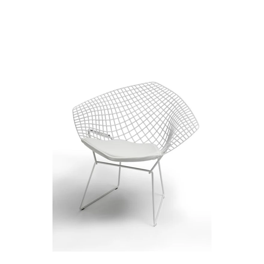 Каркас и наполнение: металл. Современный дизайн Кресло Bertoia Diamond Chair — Knoll, металл, фото 4