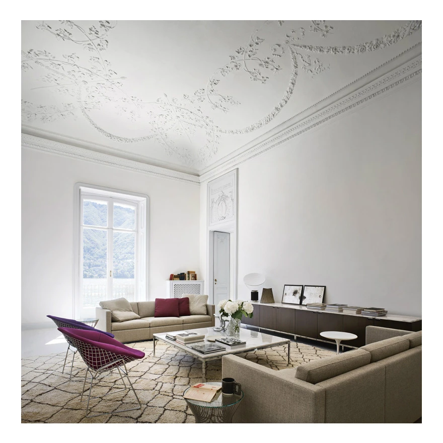 Каркас и наполнение: металл. Современный дизайн Кресло Bertoia Diamond Chair — Knoll, металл, фото 6