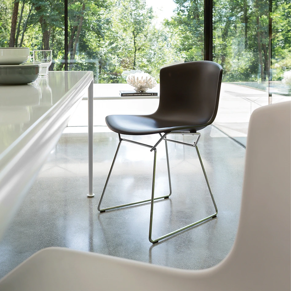 Стул Bertoia Plastic Side Chair — Knoll, металл, фото 4
