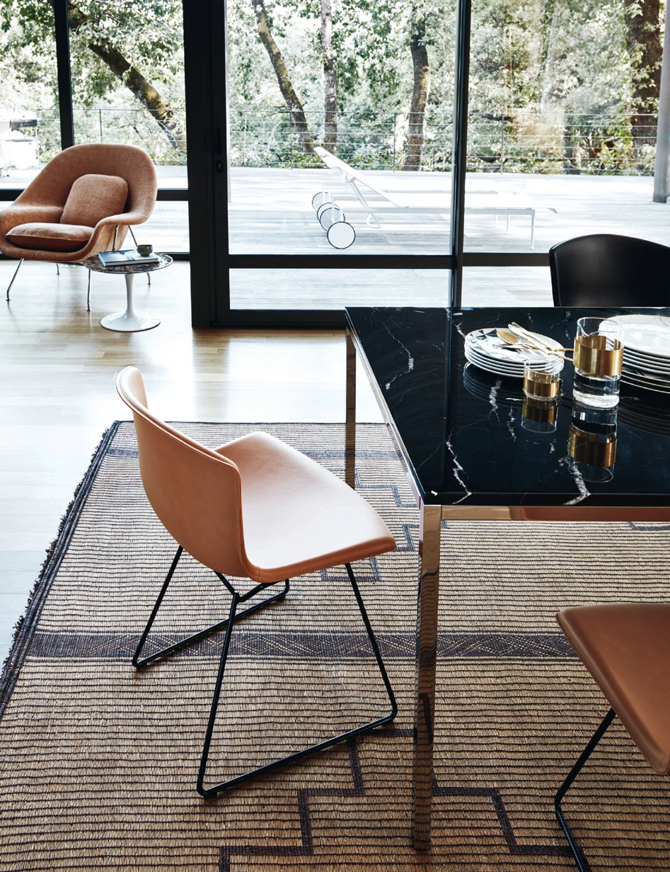 Стул Bertoia Side Chair in Cowhide — Knoll, кожа, фото 4