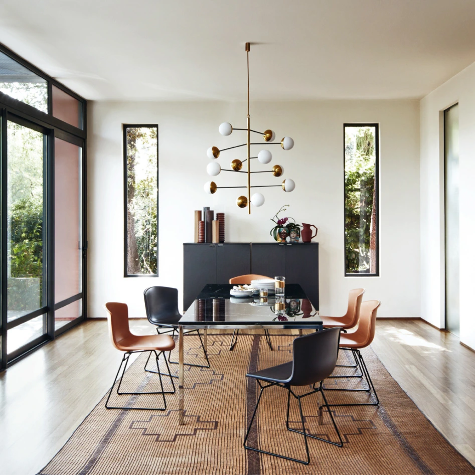 Стул Bertoia Side Chair in Cowhide — Knoll, кожа, фото 5