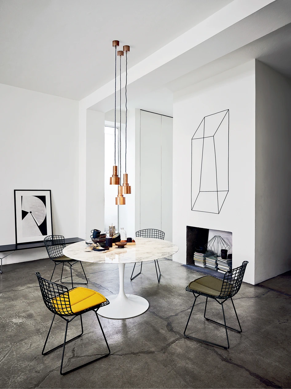 Стул Bertoia Side Chair — Knoll, металл, фото 4