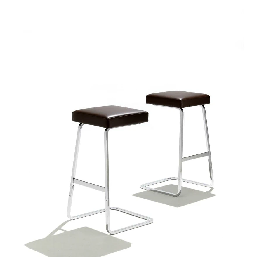 Барный стул Four Seasons Barstool — Knoll, кожа, фото 3