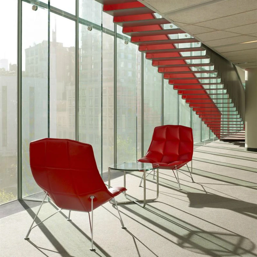 Кресло Jehs+Laub Lounge Collection — Knoll, кожа, фото 5