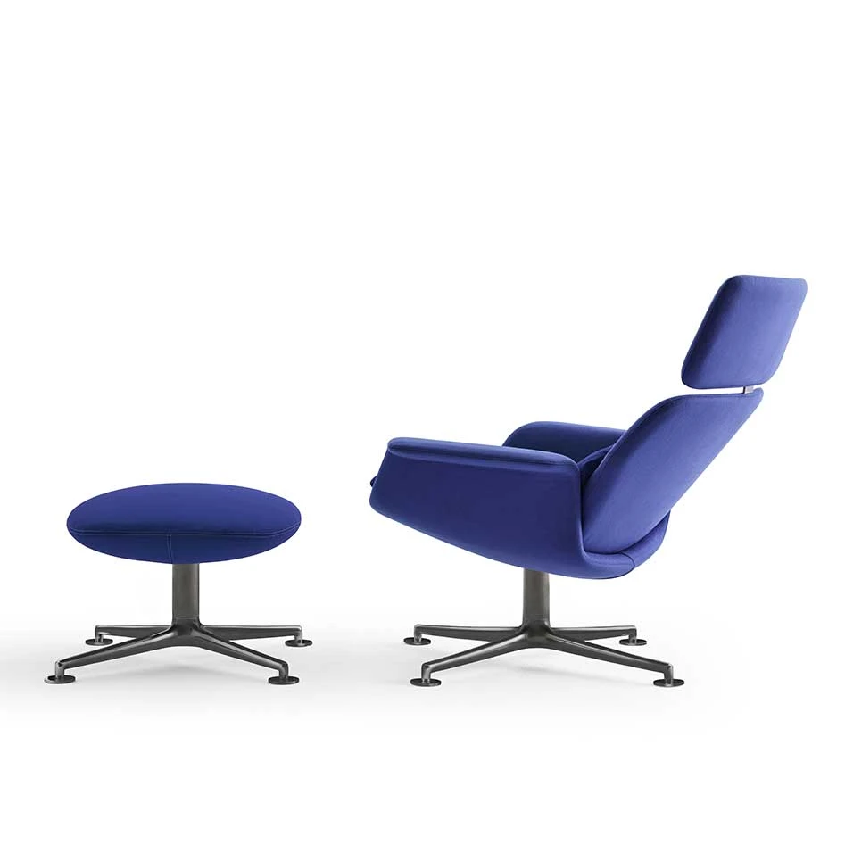 Каркас и наполнение: металл. Современный дизайн Кресло KN Collection by Knoll – KN02 and KN03 — Knoll, кожа, фото 5