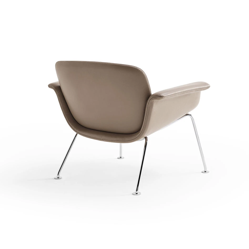 Каркас и наполнение: металл. Современный дизайн Кресло KN Collection by Knoll – KN04 — Knoll, кожа, фото 3