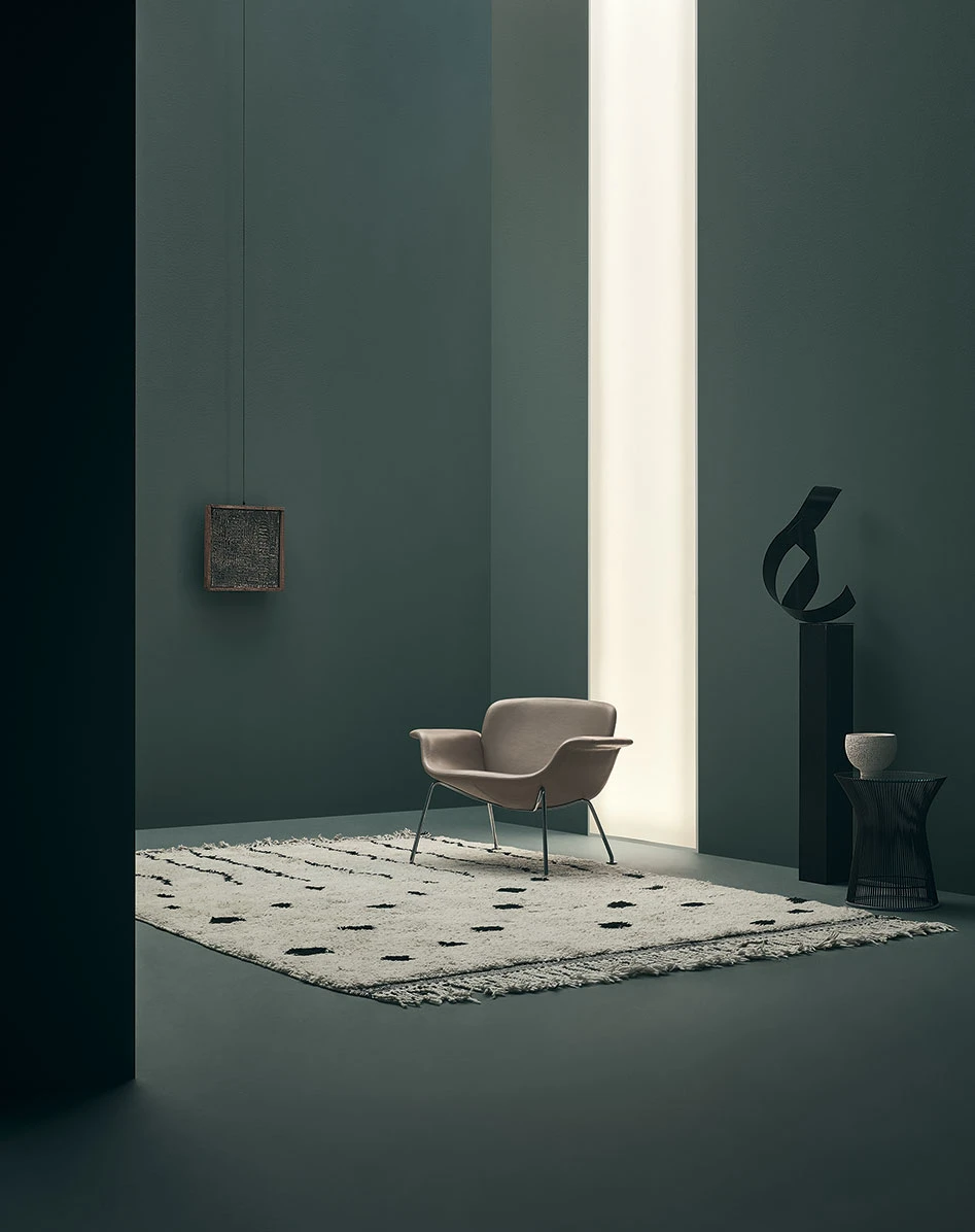 Каркас и наполнение: металл. Современный дизайн Кресло KN Collection by Knoll – KN04 — Knoll, кожа, фото 5