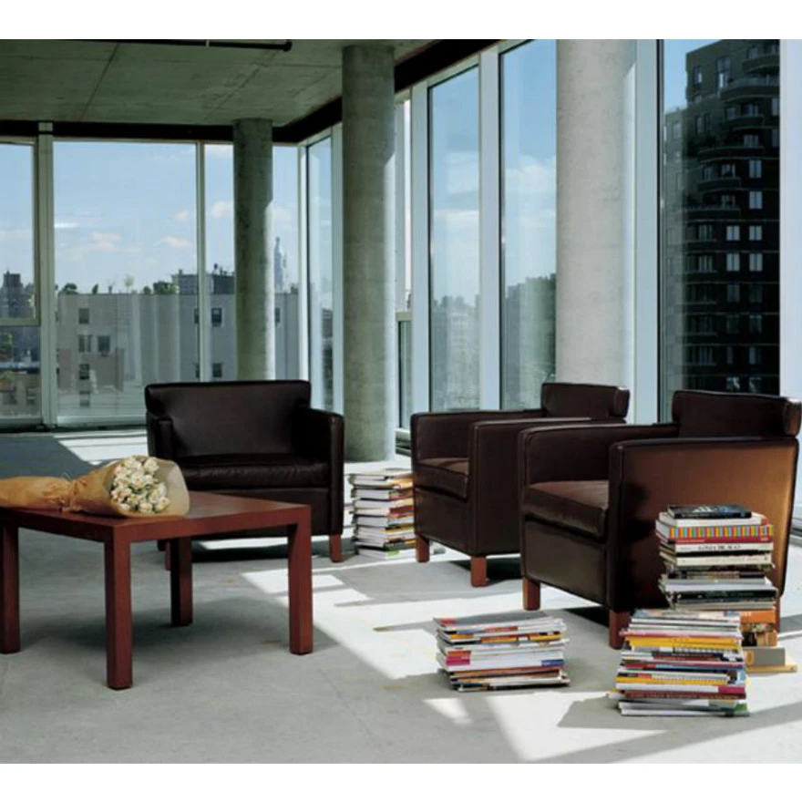Каркас и наполнение: дерево. Современный дизайн Кресло Krefeld Lounge Seating — Knoll, дерево, фото 2