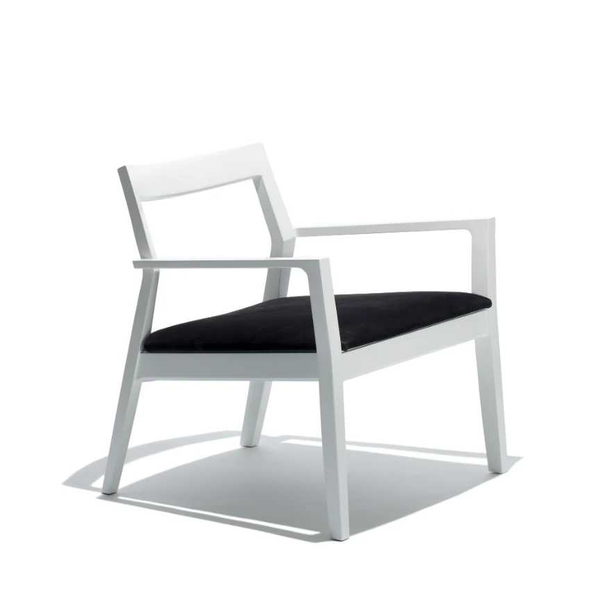 Кресло Marc Krusin Lounge Chair — Knoll, кожа