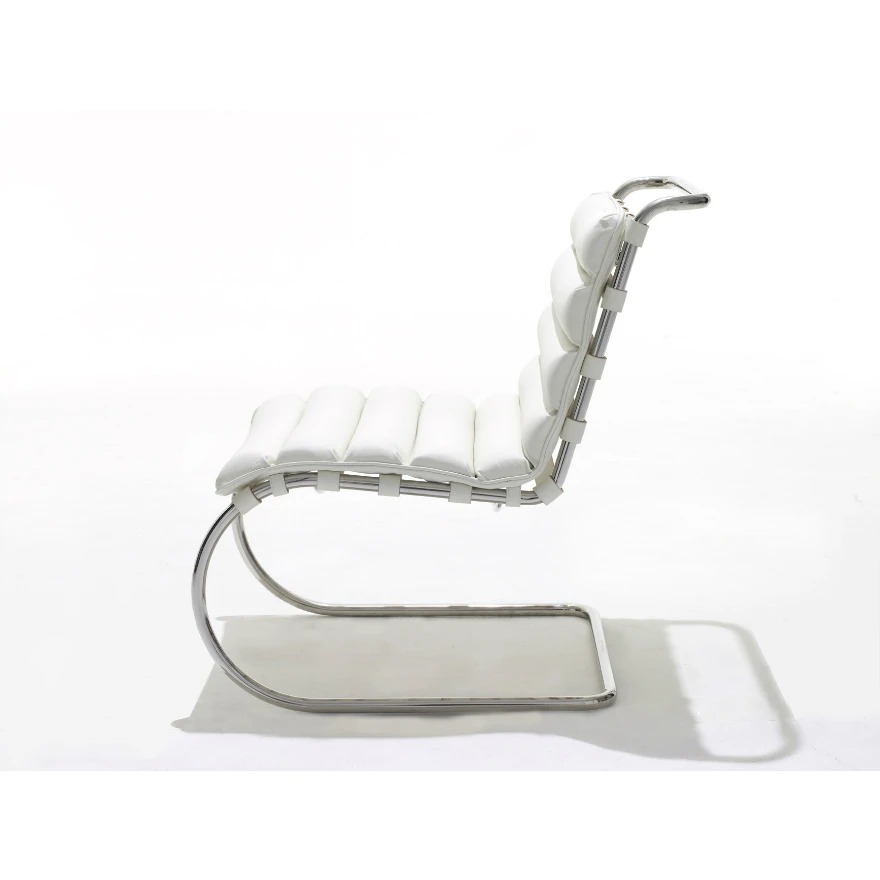 Каркас и наполнение: металл. Современный дизайн Кресло MR Lounge Collection — Knoll, кожа, фото 2