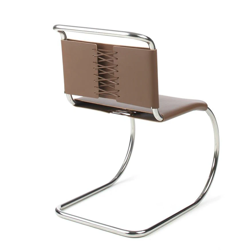 Стул MR Side Chair — Knoll, кожа, фото 2