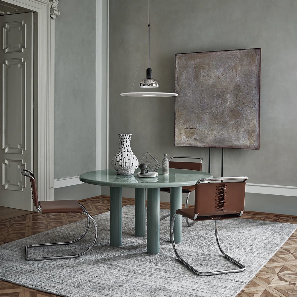 Стул MR Side Chair — Knoll, кожа, фото 4