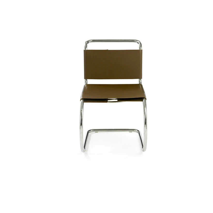 Стул MR Side Chair — Knoll, кожа, фото 5