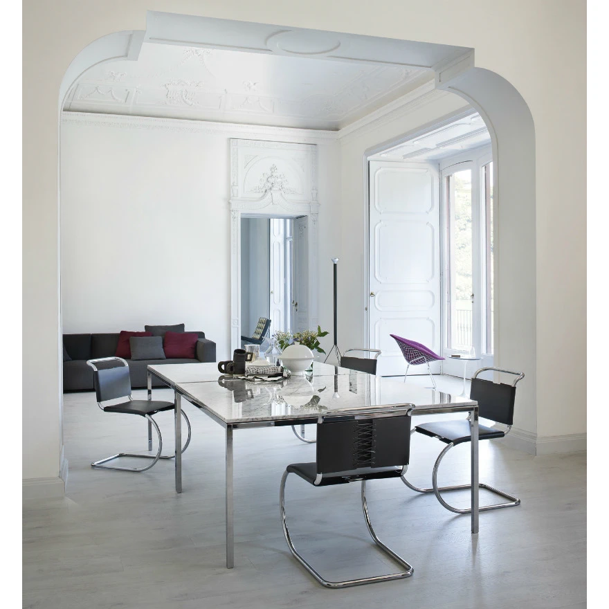 Стул MR Side Chair — Knoll, кожа, фото 6