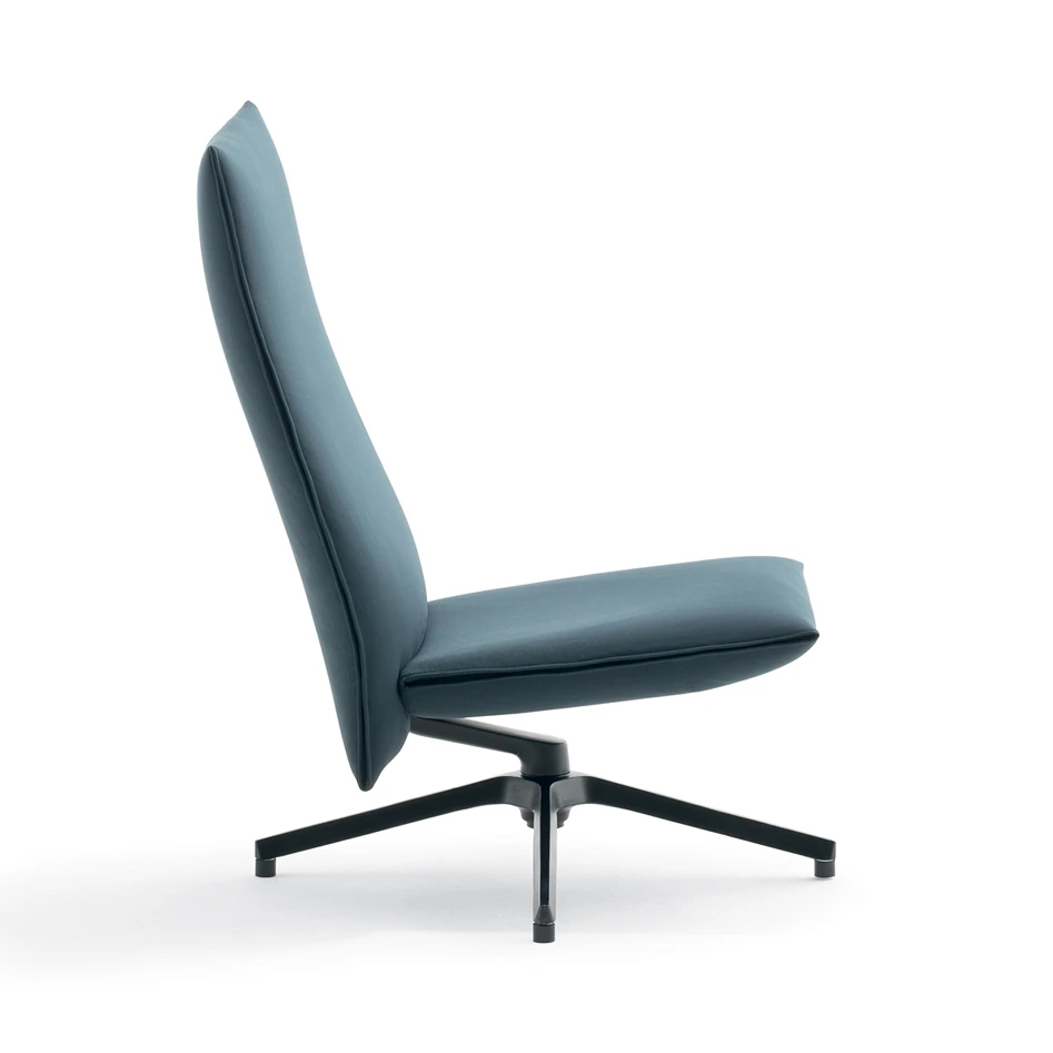 Каркас и наполнение: металл. Современный дизайн Кресло Pilot Chair for Knoll — Knoll, кожа, фото 5