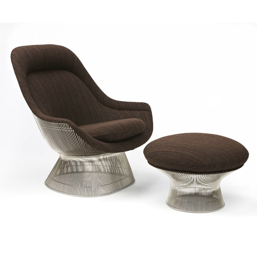 Пуф Platner Easy Chair and Ottoman — Knoll, стекло