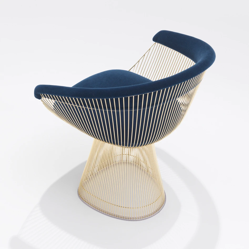 Стул Platner Side Chair /Gold — Knoll, ткань, фото 3