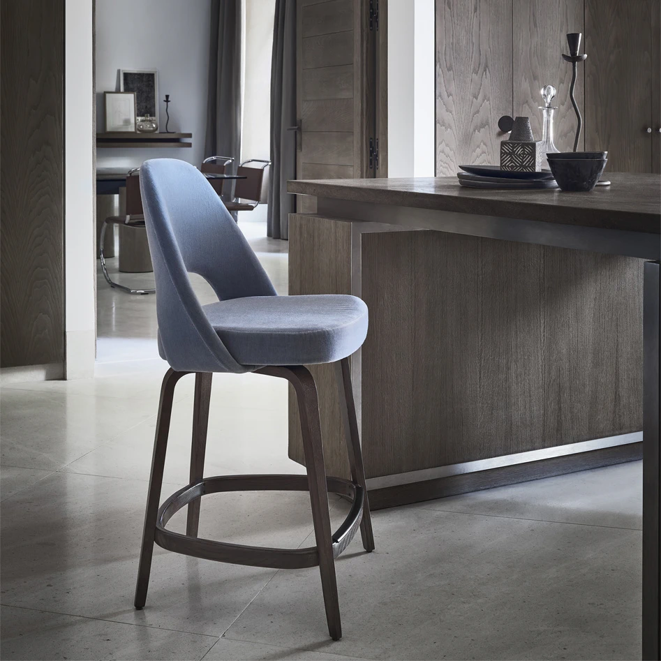 Барный стул Saarinen Stools — Knoll, кожа, фото 3
