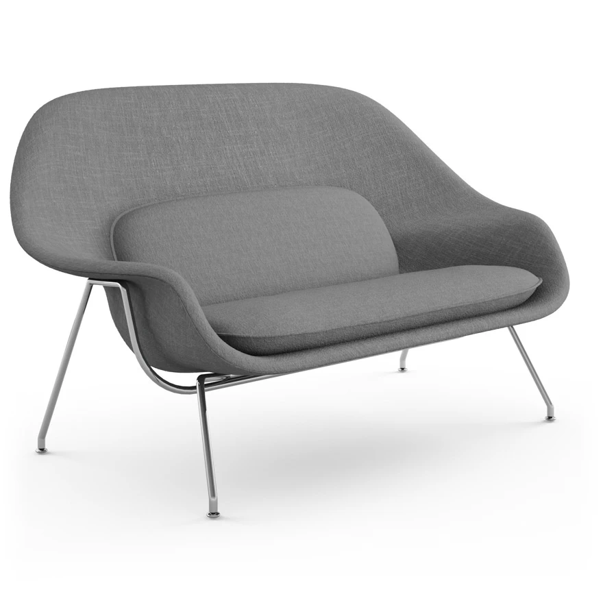Диван Saarinen Womb Settee — Knoll, стекло