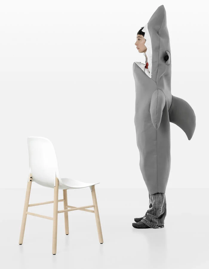 Стул Sharky — Kristalia, текстиль, фото 3