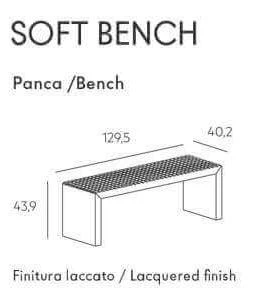 Скамья SoftBench — Lago, дерево, фото 5
