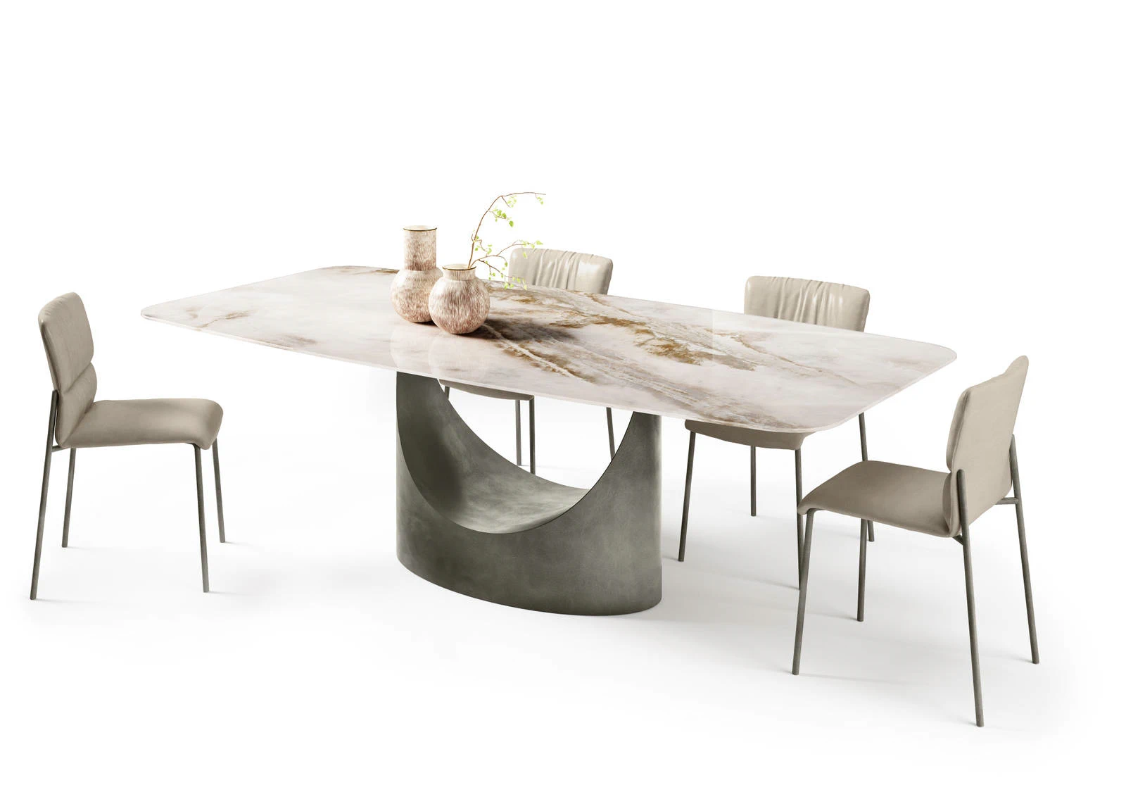 Стол U Table — Lago, мрамор, фото 5