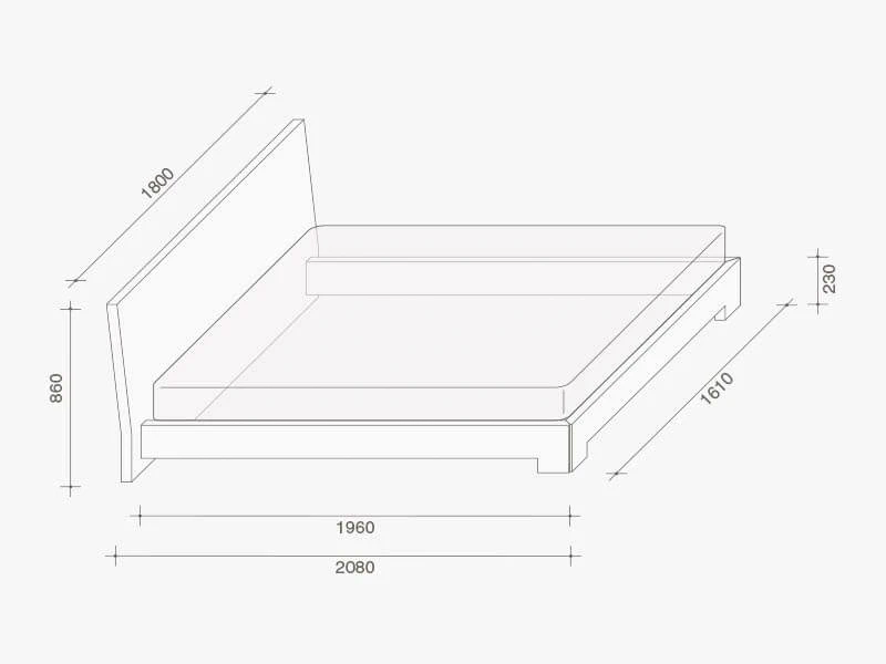 Кровать Quaranta — Lema, текстиль, фото 4