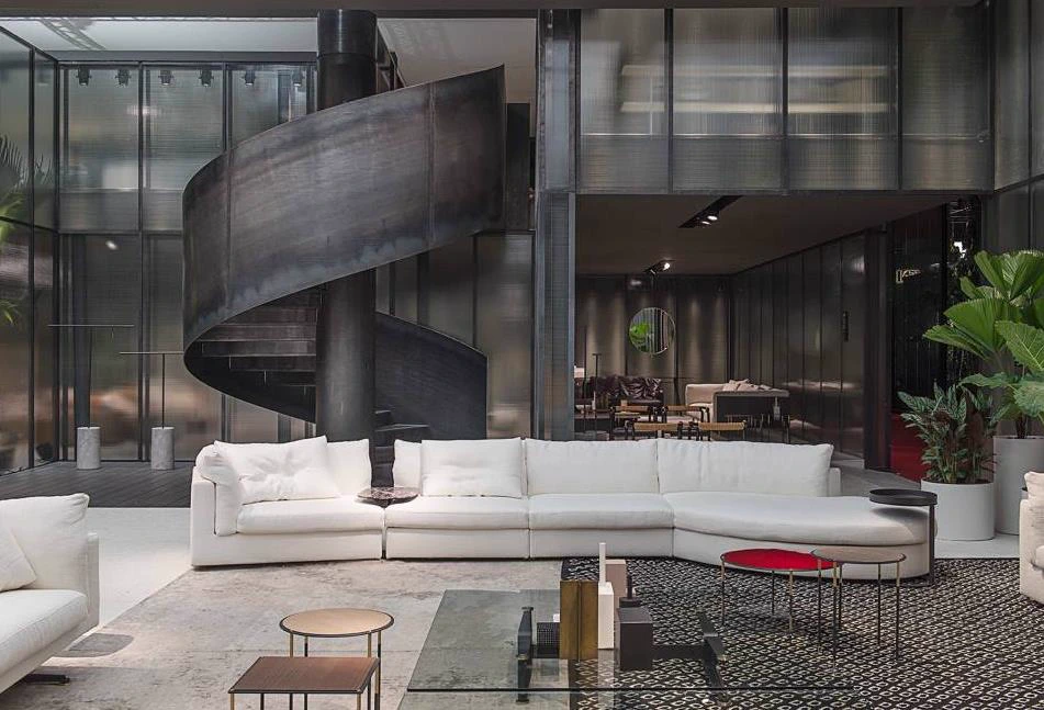 Диван Floyd / Floyd Hi — Living Divani, кожа, фото 4