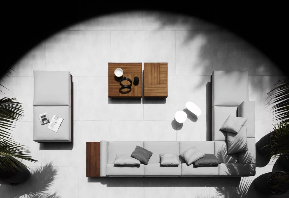 Каркас и наполнение: дерево. Современный дизайн Диван Kasbah — Living Divani, дерево, фото 6