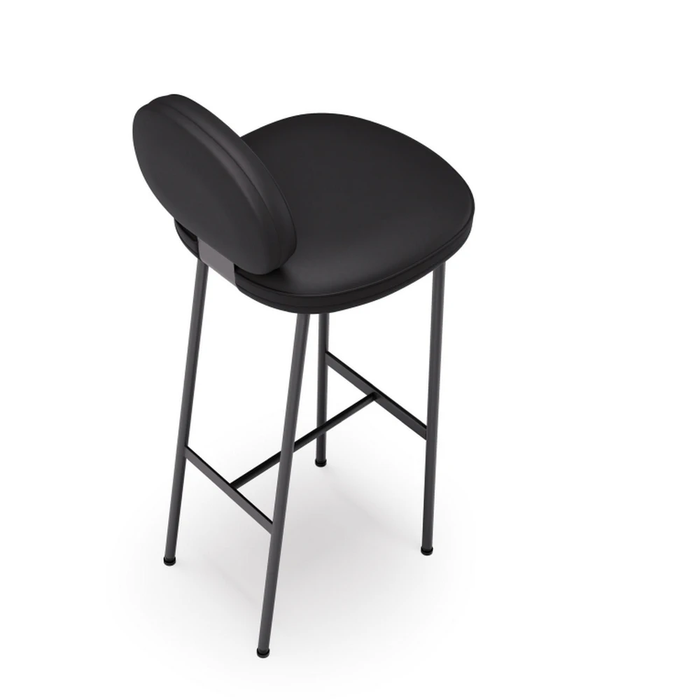 Барный стул Pebble Stool — Living Divani, кожа