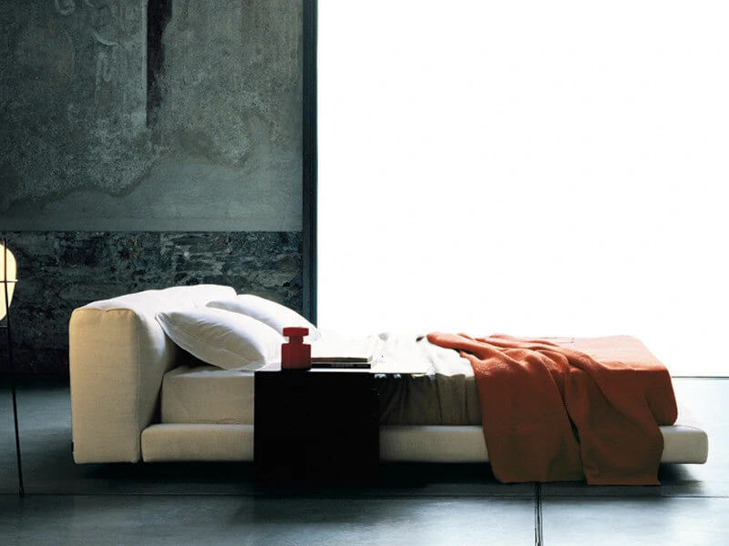 Кровать Softwall — Living Divani, кожа, фото 2