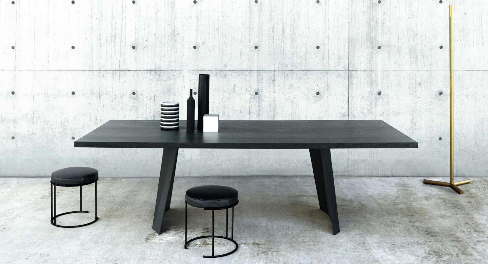 Стол Wedge — Living Divani, дерево, фото 3