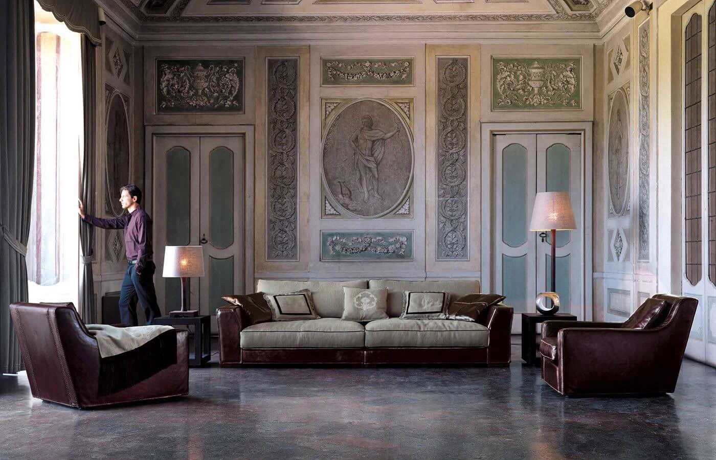 Диван Alfred — Longhi, ткань, фото 3