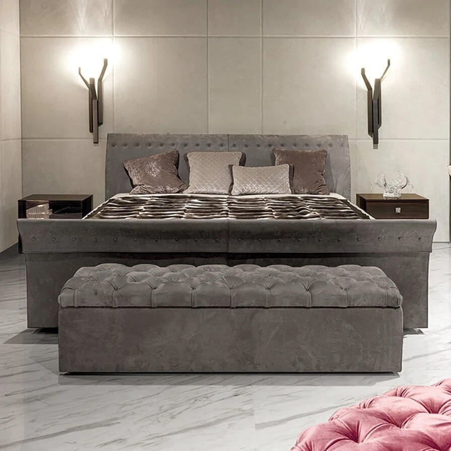 Кровать Charme — Longhi, кожа