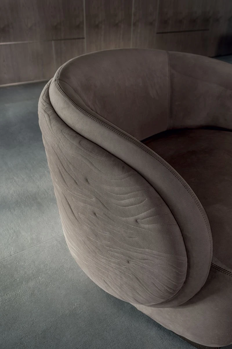 Кресло Cocoon — Longhi, кожа, фото 4