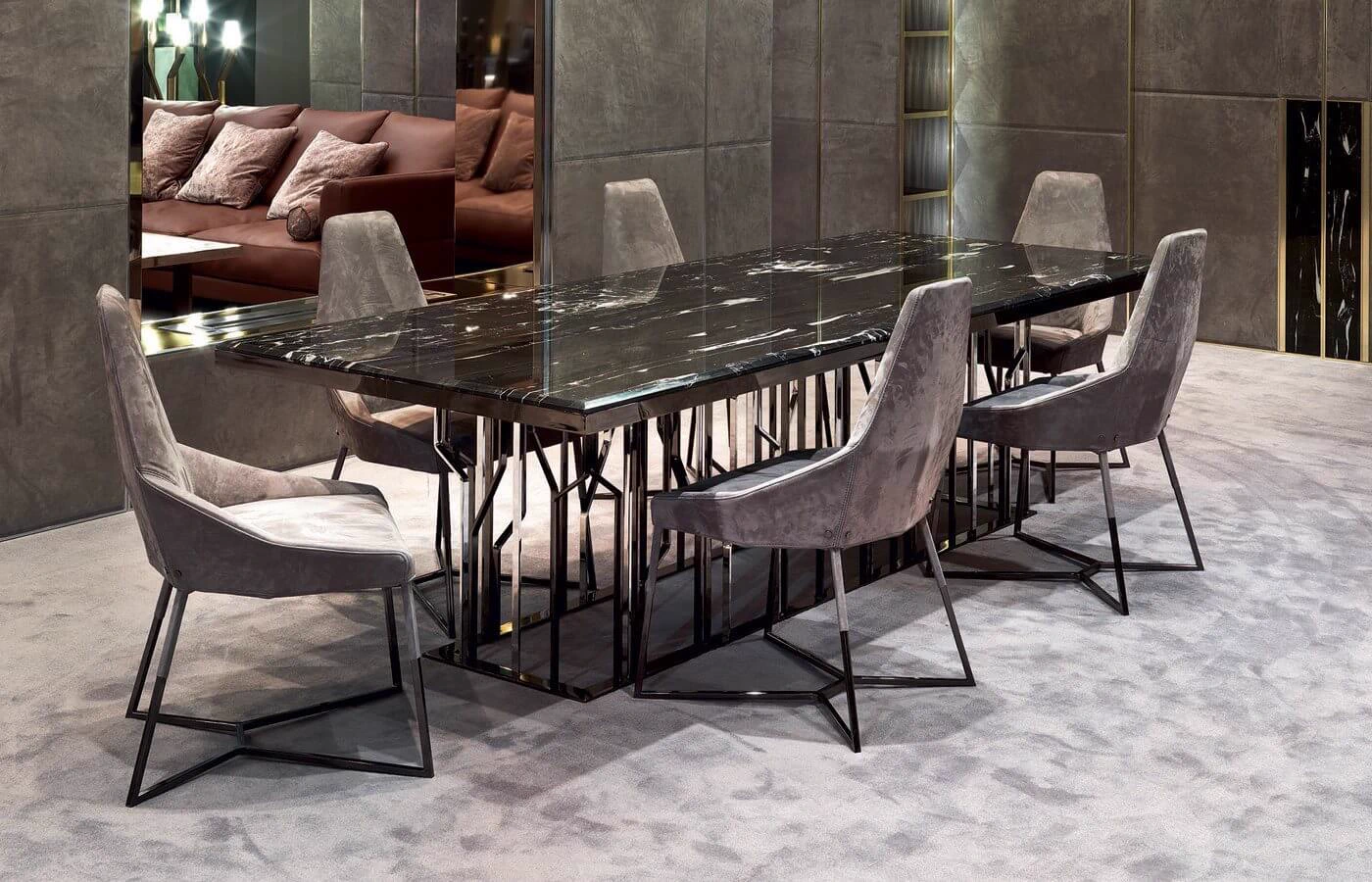 Стол Ginza table — Longhi, мрамор, фото 5