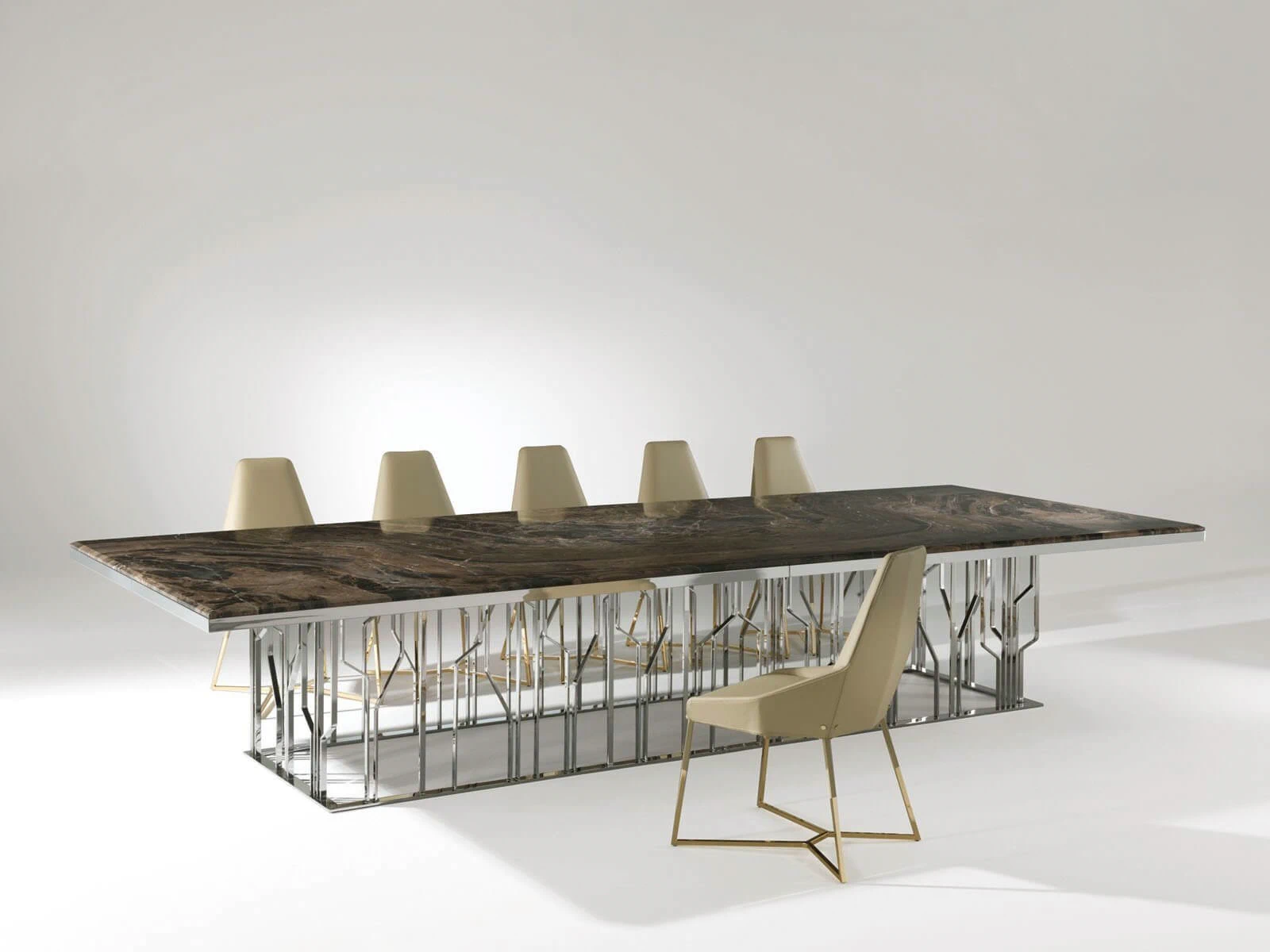 Стол Ginza table — Longhi, мрамор, фото 6