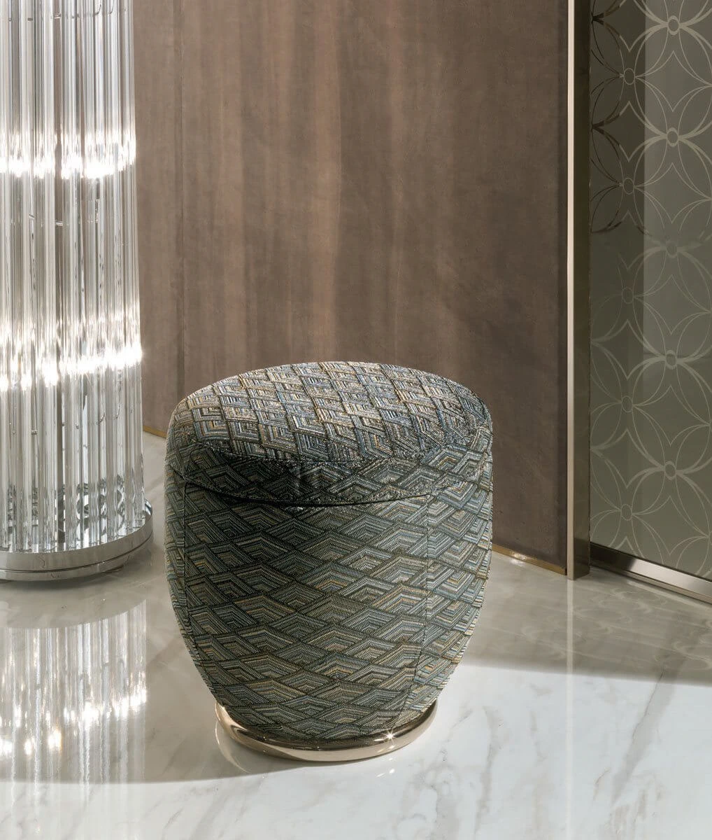 пуф Godwin Pouf — Longhi, кожа, фото 4