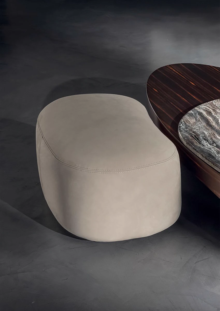 Пуф Gregg Pouf — Longhi, кожа, фото 2